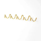 Coat Rack Wavy Wrought Iron 3 Or 5 Hooks