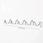 Coat Rack Wavy Wrought Iron 3 Or 5 Hooks
