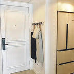 Coat Rack Wavy Wrought Iron 3 Or 5 Hooks