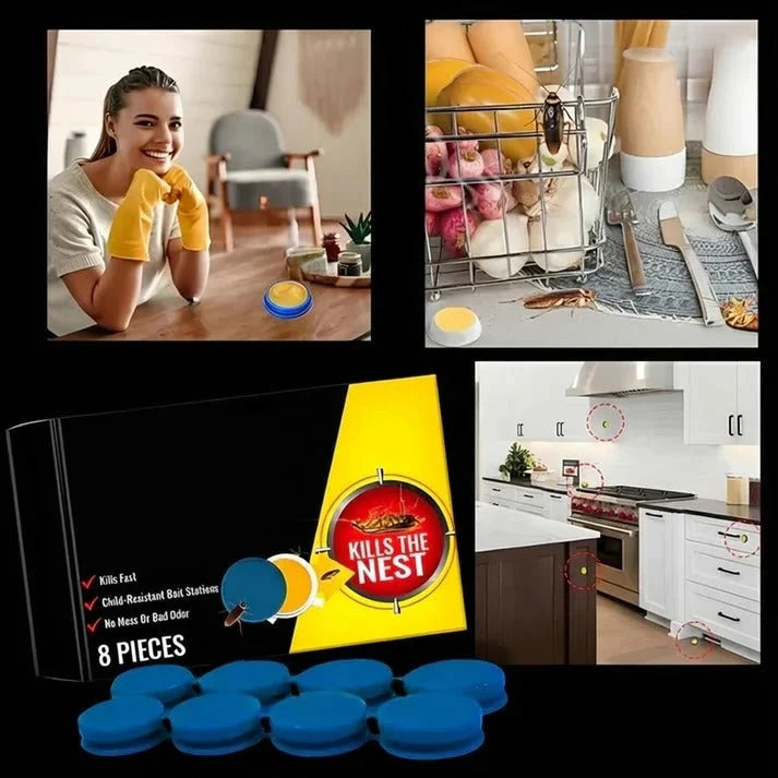 Cockroach Bait Trap Odorless Gel Slow-Acting