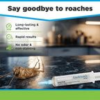 Cockroach Gel Bait Indoor Easy-Apply Syringe & Tip