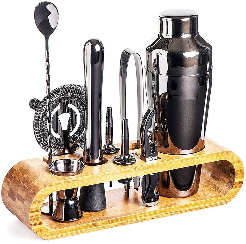 Cocktail Bar Set Stainless Steel 10-Piece