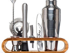 Cocktail Bar Set Stainless Steel Ergonomic Handles 10-Piece