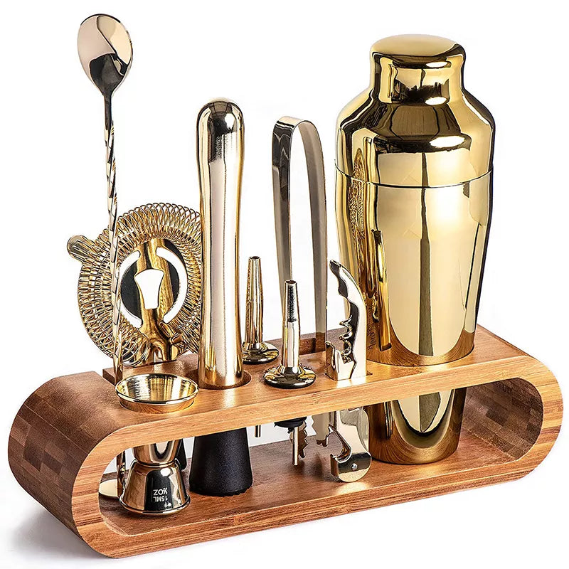 Cocktail Set 10-Piece Rust-Resistant Stainless Steel