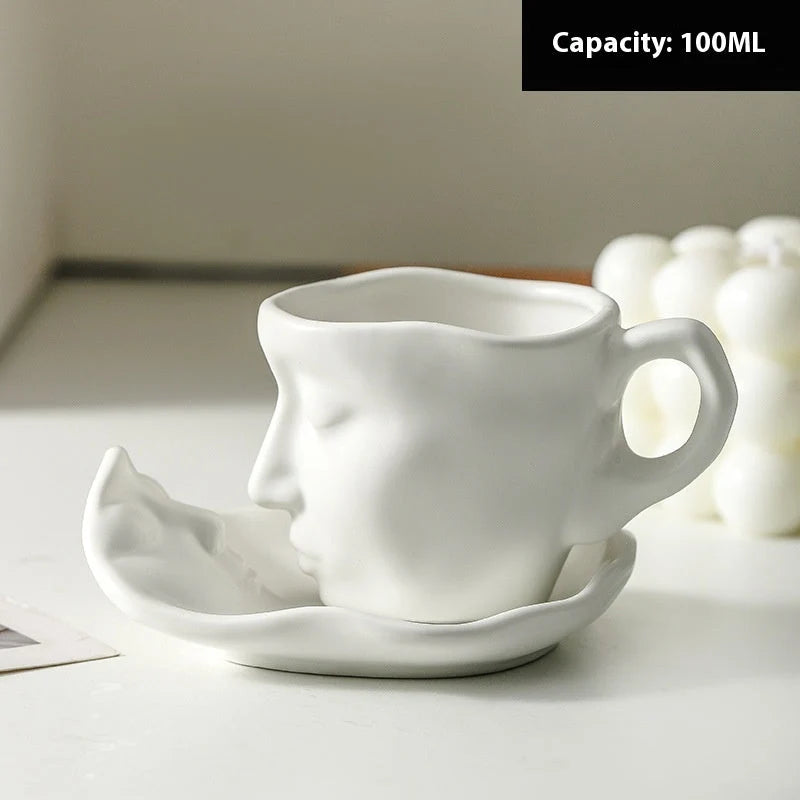 Coffee Cup Set Ceramic 100 Ml Dishwasher-Safe