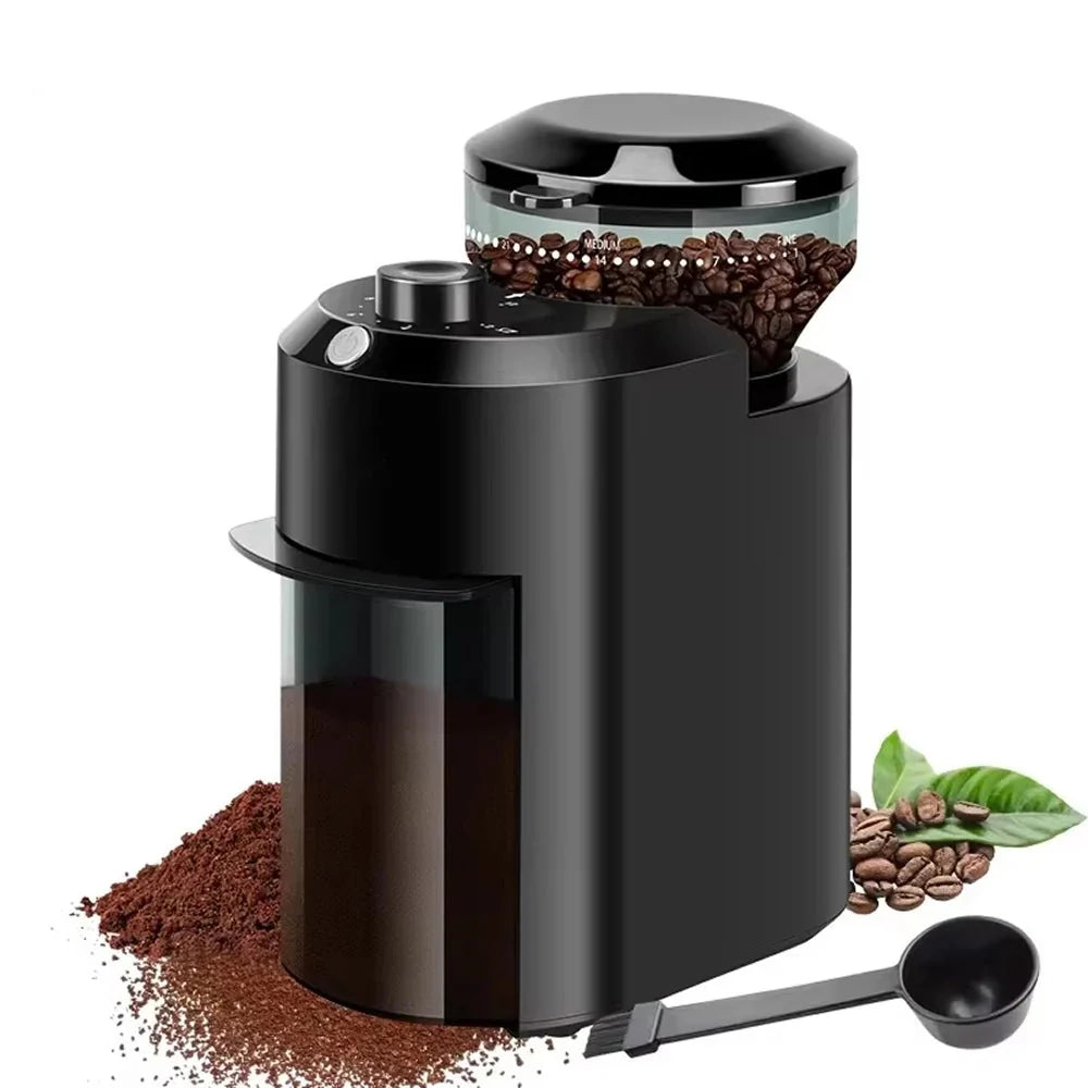 Coffee Grinder Adjustable Burr 28 Grind Settings Quiet