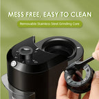 Coffee Grinder Burr 28 Settings Antistatic Container