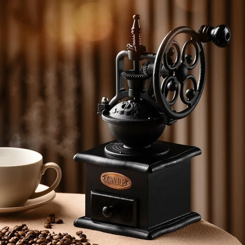 Coffee Grinder Ceramic Burr Hand Crank Portable