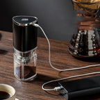 Coffee Grinder Ceramic Burr USB Rechargeable