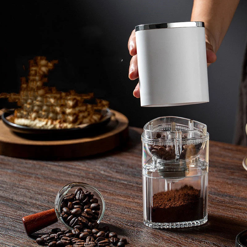 Coffee Grinder Ceramic Burr USB Rechargeable