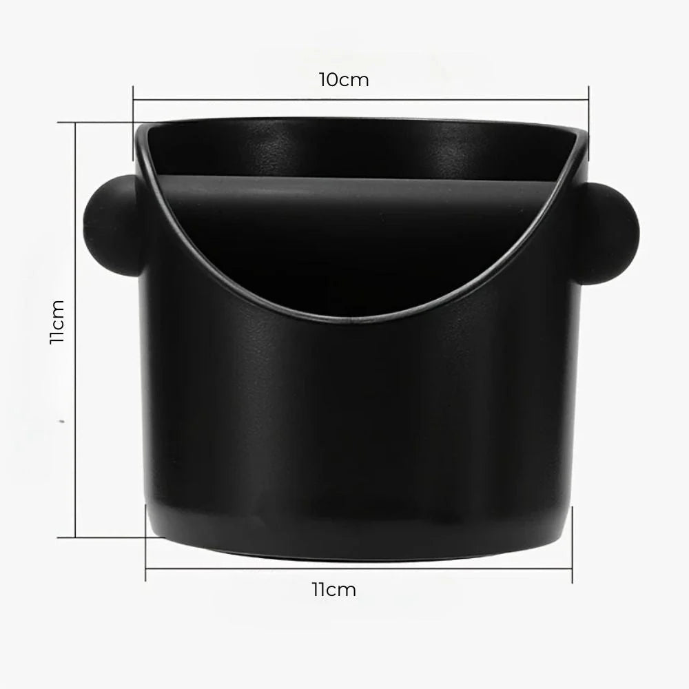 Coffee Knock Box Removable Tamper Bar & Non-Slip Base