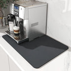 Coffee Machine Mat Absorbent Microfiber Non-Slip Rubber Backing