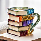 Coffee Mug 3D Book Spine Stainless Steel Lined