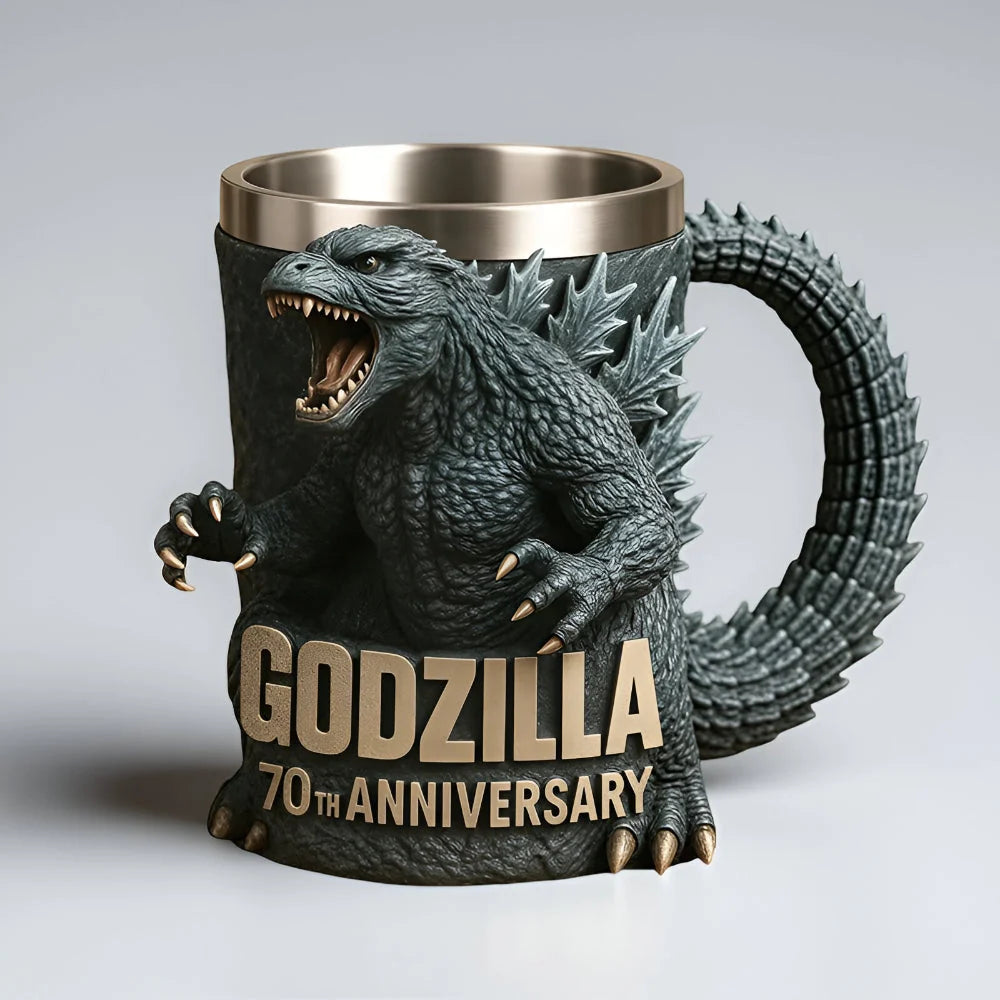 Coffee Mug 3D Sculpted Ceramic 11.8 Fl Oz