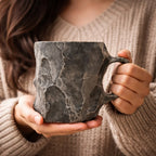 Coffee Mug Ceramic Agate Geode 12 Oz