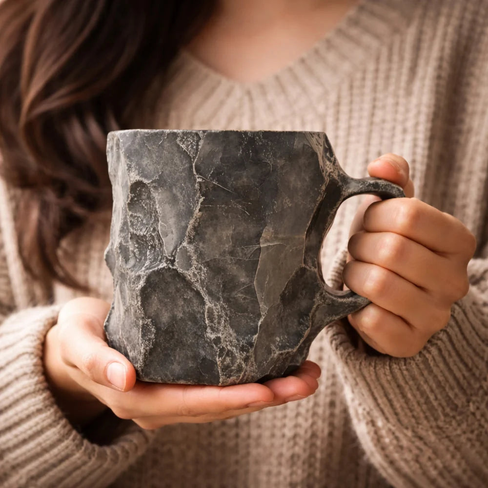 Coffee Mug Ceramic Agate Geode 12 Oz