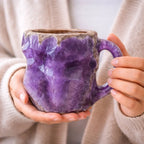 Coffee Mug Ceramic Agate Geode 12 Oz