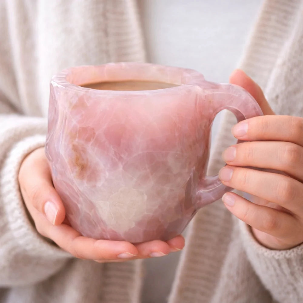 Coffee Mug Ceramic Agate Geode 12 Oz