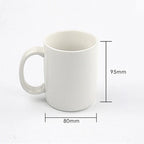 Coffee Mug Ceramic Middle Finger Design Durable Finish