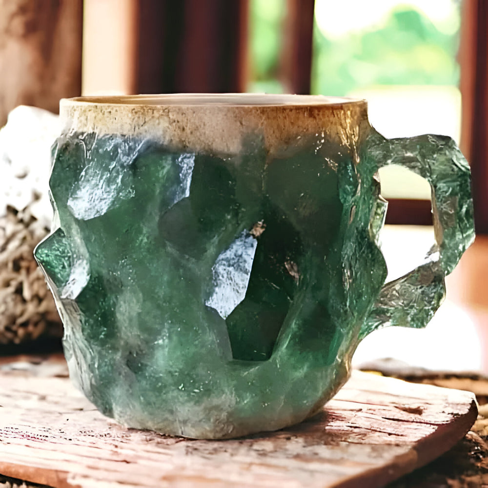 Coffee Mug Ceramic Stone-Style 12 Oz