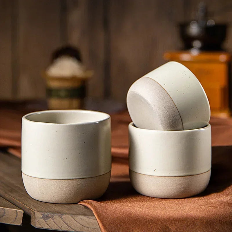 Coffee Mug Handmade Earthenware Heat-Retaining 3 Sizes