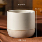 Coffee Mug Handmade Earthenware Heat-Retaining 3 Sizes