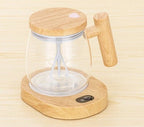 Coffee Mug Self-Stirring Borosilicate Glass 400ml