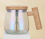 Coffee Mug Self-Stirring Borosilicate Glass 400ml
