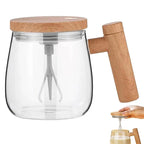 Coffee Mug Self-Stirring Borosilicate Glass 400ml