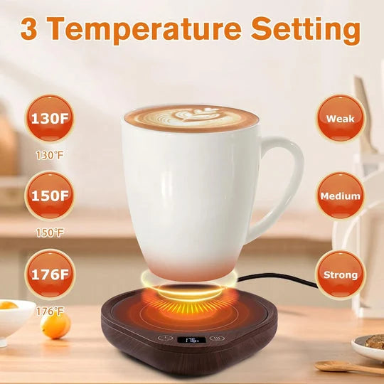 Coffee Mug Warmer Touch Controls & Auto Shut-Off
