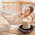 Coffee Mug Warmer Touch Controls & Auto Shut-Off