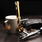 Coffee Scoop & Bag Clip Stainless Steel Airtight Seal