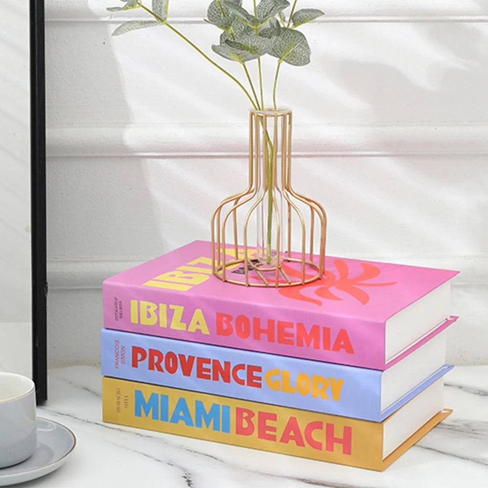 Coffee Table Books Set Assorted Themes Sturdy Binding
