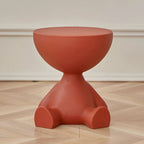 Coffee Table Round Lightweight Plastic Compact Design