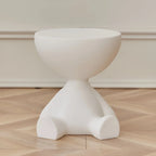 Coffee Table Round Lightweight Plastic Compact Design