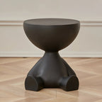 Coffee Table Round Lightweight Plastic Compact Design