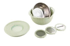 Colander Set 4-in-1 Rotatable Stainless Steel Interchangeable Blades