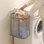 Collapsible Breathable Nylon Mesh Laundry Hamper