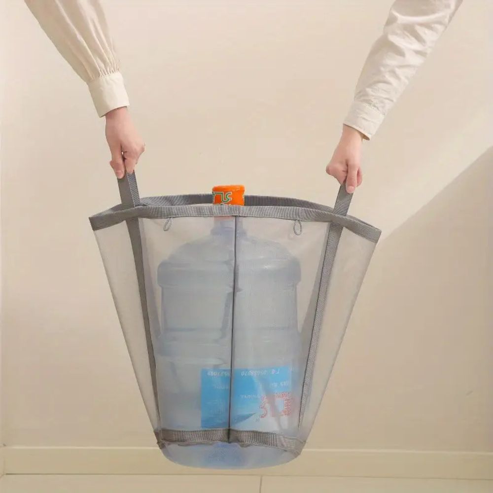 Collapsible Breathable Nylon Mesh Laundry Hamper