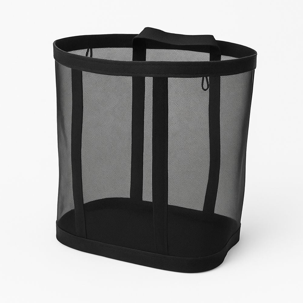 Collapsible Breathable Nylon Mesh Laundry Hamper