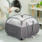 Collapsible Oxford Laundry Basket (Reinforced Handles)
