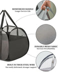 Collapsible Oxford Laundry Basket (Reinforced Handles)