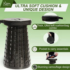 Collapsible Stool Adjustable 3–20 Inch Heavy-Duty