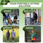 Collapsible Stool Adjustable 3–20 Inch Heavy-Duty