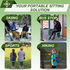 Collapsible Stool Adjustable 3–20 Inch Heavy-Duty