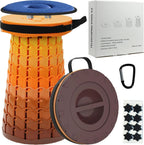 Collapsible Stool Adjustable 3–20 Inch Heavy-Duty