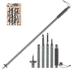 Collapsible Trekking Pole Aircraft-Grade Aluminum Adjustable EVA Grip