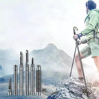 Collapsible Trekking Pole Aircraft-Grade Aluminum Adjustable EVA Grip