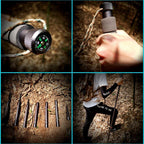 Collapsible Trekking Pole Aircraft-Grade Aluminum Adjustable EVA Grip