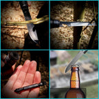 Collapsible Trekking Pole Aircraft-Grade Aluminum Adjustable EVA Grip